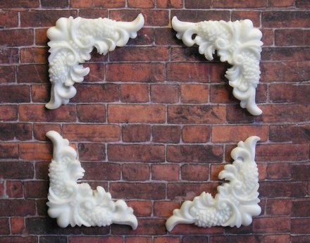 Пластикові куточки від E.В.A., 4х2,5см, 4 шт.