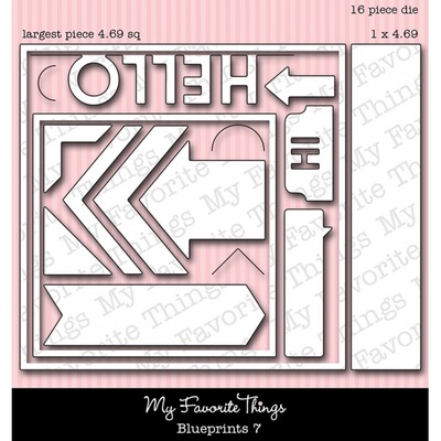 Ніж для вирубки My Favorite Things - Die-namics Blueprints 7 (MFT370)