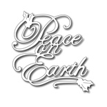 Ніж для вирубки Frantic Stamper - Precision Dies- Large Peace on Earth