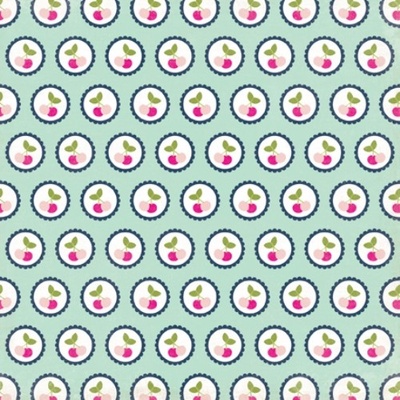 Аркуш скрап-паперу Echo Park - Cheerful Cherries, 30x30 см