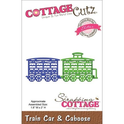 Ніж для вирубки CottageCutz - Elites Die - Train Car & Caboose