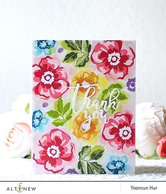 Набор штампов от Altenew - Flower Arrangement Stamp Set