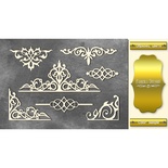 Чипборд Фабрика Декору - Венера набір 2, колір золото