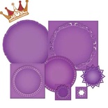 Ніж для вирубки Spellbinders - Gold Circles One, 7 шт.