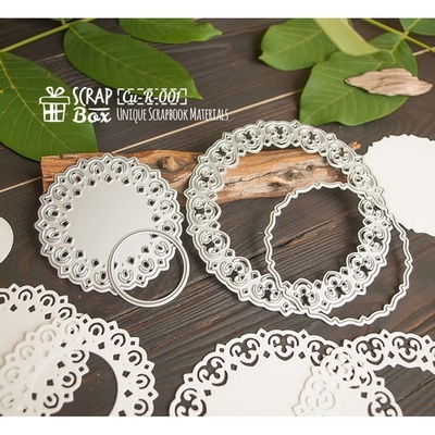 Ніж для вирубки Набір Ажурних рамок (4 елемент) Cu-R-001, TM ScrapBox