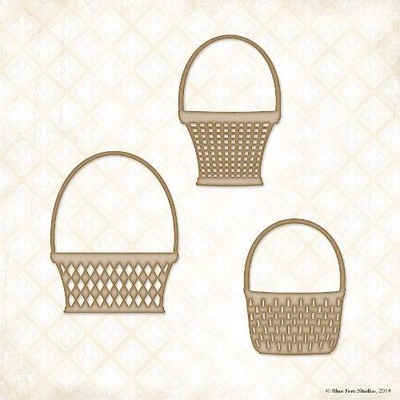 Чипборд Blue Fern StudiOs-Little Baskets