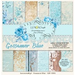 Набор скрапбумаги LemonCraft - Gossamer Blue, 30х30 см, с бонусом
