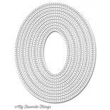 Лезвие My Favorite Things - Die-namics Inside & Out Stitched Oval STAX, 5 шт.