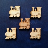 Дерев’яна фігурка WOOD-008 - Паровоз, 1 штука