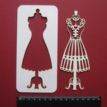 Чипборд від Вензелик - Манекен, розмір чіпборду: 164*76 мм, ВЕНЗ-J-001