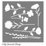 Маска My Favorite Things - Stencil LJD Wildflowers, 15х15см (MFT-ST-35)