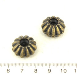 Ніжки для шкатулок круглі металеві, 20x14 мм, 4 деталі