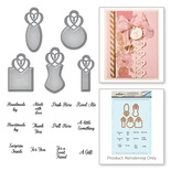 Ножі + штампи від Spellbinders - Paper Grace Vintage Vintage Elegance Becca Graceful Tiny Tag 