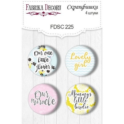 Набор скрапфишек ТМ Фабрика Декора из 4 шт № 225