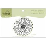 Акриловый штамп Lesia Zgharda FL038b Цветок маленький - контур, размер 3,5x3,8 см