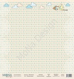Лист односторонней бумаги от Mona Design - "Нежный Малыш", 30х30см