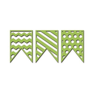 Ножі від Spellbinders — Banner Trio, Celebrations