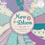 Набір паперу для скрапбукінгу First Edition - New Bloom, 48 аркушів, розмір 20 x20см.