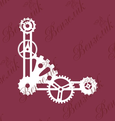 Чипборд від Вензелик - Куток стімпанк 02, розмір: 60x56 мм