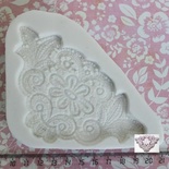 Силіконова форма (молд) - Мереживний візерунок 1, розмір: 12,6x9,1 см