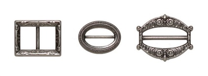 Набір застібок від ScrapBerryʼs, античне срібло, 3 шт.