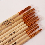 Пензель з синтетики плоска. Ручка подовжена 1322, No8