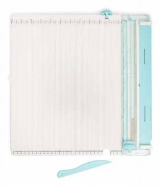 Різак і дощечка для біговки  Trim & Score Board от We R Memory Keepers, колір білий з м'ятним, 71337-1