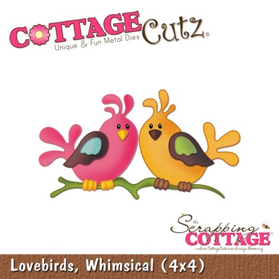 Ніж для вирубки CottageCutz - Lovebirds, 10x10 см