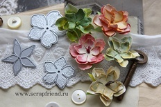 Набор ножей для вырубкиот Scrapfriend -  Гардения