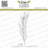 Акриловый штамп Lesia Zgharda Оливкова гілочка (мала) FL235