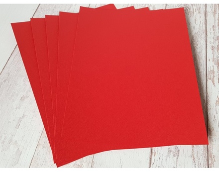 Заготовка для листівки 22,5*17 см, червоний