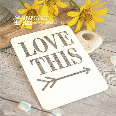 Чипборд ScrapBox - Карточка Project Life PL-022