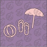 Чипборд. Набір пляжний №3. Маленький