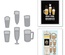 Ножи от Spellbinders - Die D-Lites Beverages Etched Dies