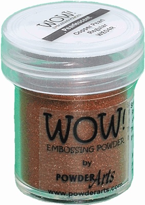 Пудра для эмбоссинга Wow Copper Pearl - Regular, 15 мл