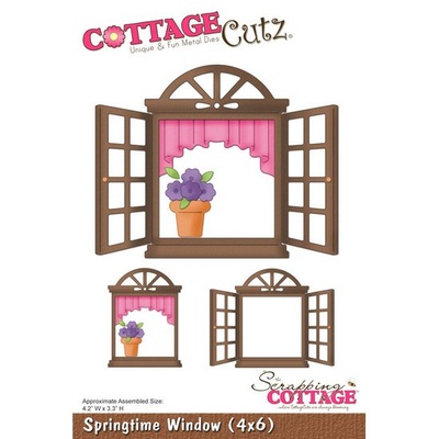 Ніж для вирубки CottageCutz - Springtime Window, 10x15см