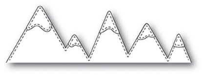 Ножі від Memory Box — Stitched Mountains craft die