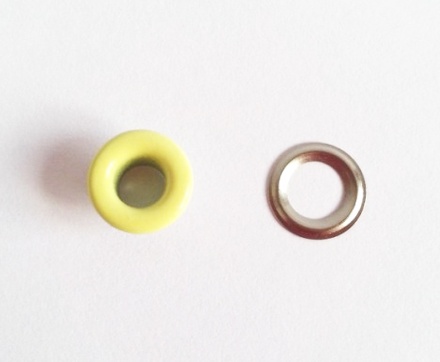 Набор люверсов с кольцом от ScrapEgo - "Желтый", 30 шт.