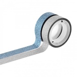 Набір стрічок блискучих на клейовій основі Silver and Blue, 2 шт. по 3, TM Santi