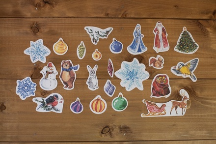 Набор вырубки от Polkadot - "С Новым Годом!"