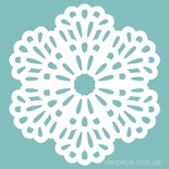 Чипборд від Вензелик - Серветка 02, 55x51 мм, розмір: 55x51 мм