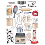 Набір наліпок (стікерів) 045 - Soul Kitchen - 2, ТМ Фабрика Декору