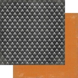 Бумага для скрапбукинга Carta Bella Happy Haunting - Scary Skulls, двусторонняя, 30х30 см, 1 лист