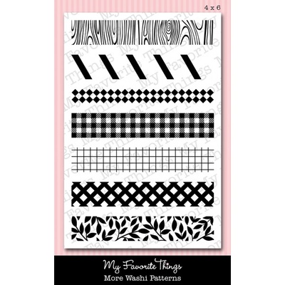 Акриловые штампы My Favorite Things - DC More Washi Patterns