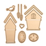 Ножи от Spellbinders - Cuckoo Clock Die Set - Small Die of the Month Club