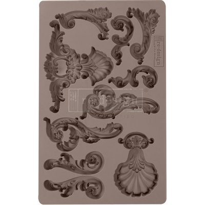 Молди силіконові від Prima - Oceanica Flourish - Prima Marketing Re - Design Mould X8"X8