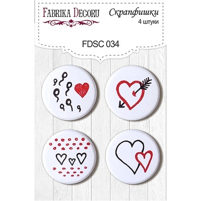 Набор скрапфишек Фабрика Декору из 4 шт. FDSC 034