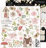 Аркуш двостороннього паперу 30x30 від Scrapmir з колекції Fairy Blossom, 1 шт.