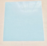 Аркуш прозорого пластику, товщина 1м, розмір: 30x30см, кути злегка заокруглені, 1 шт.