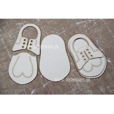 Чипборд Scrapiniec - Взуття мокасини для хлопчика